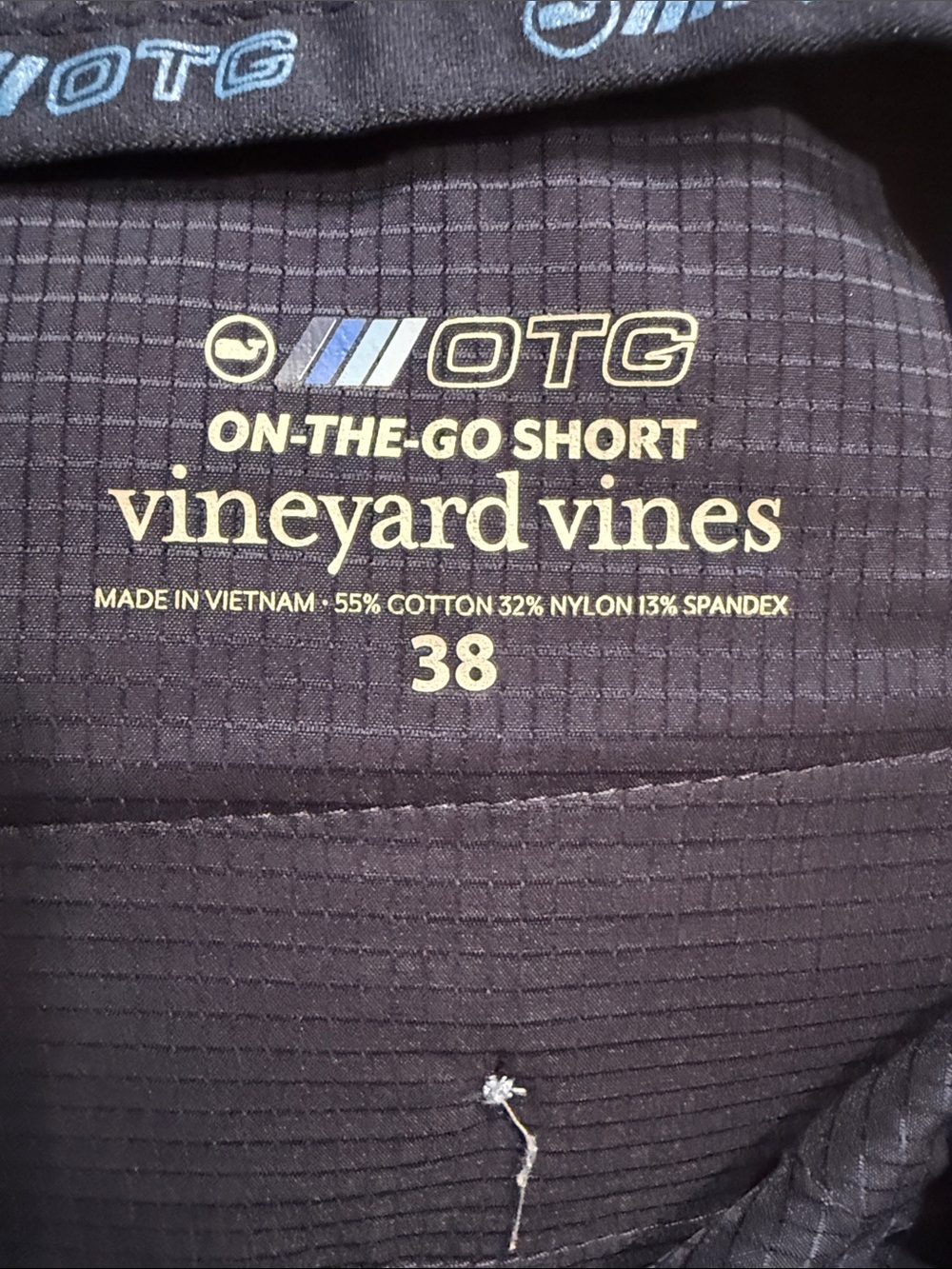 Vineyard Vines On-The-Go Periwinkle Blue Flat-Front Men's Shorts - Picture 6 of 8